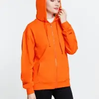 Толстовка на молнии с капюшоном Siverga 2.0, оранжевая, размер XL