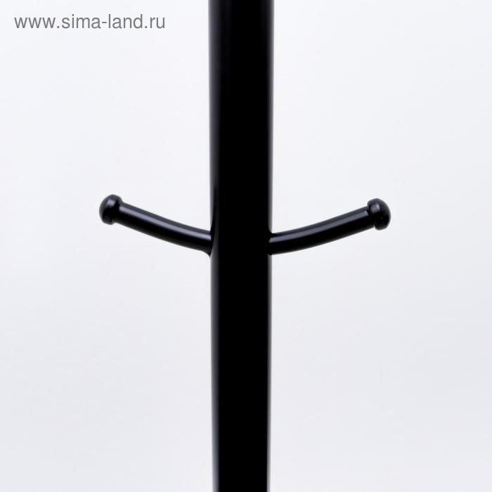 Вешалка напольная &laquo;Корона&raquo;, 63&times;63&times;182 см, разборная, цвет чёрный