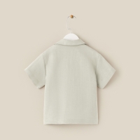 Костюм детский домашний (рубашка и шорты) SL HOME р 30 (98-104), светло-зеленый