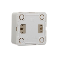 Выключатель Luazon Lighting "Лига", 10 А, 1 клавиша, с подсветкой, накладной, белый