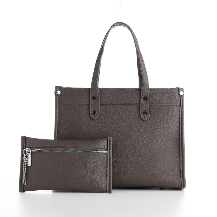 Сумка женская на молнии, TEXTURA, средний размер, цвет коричневый Сумка женская на молнии, TEXTURA, средний размер, цвет коричневый