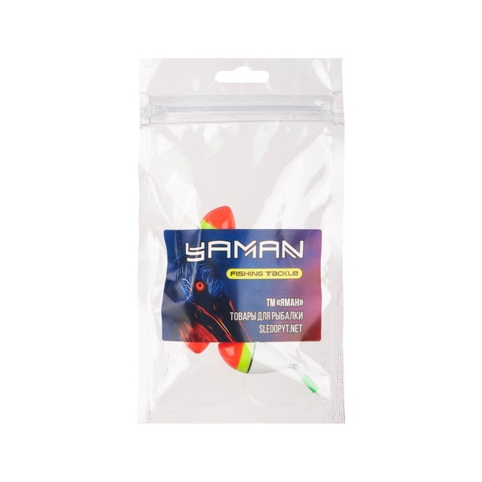 Поплавок зимний "ЯМАН" Капля одинарный, бальса, 2 г, МИКС, упаковка 5 шт.