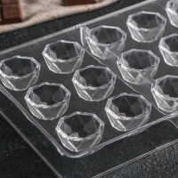 Форма для конфет и шоколада KONFINETTA «Бриллиант», 27,5×13,5 см, 21 ячейка d=2,5 см, цвет прозрачный Форма для конфет и шоколада KONFINETTA «Бриллиант», 27,5×13,5 см, 21 ячейка d=2,5 см, цвет прозрачный