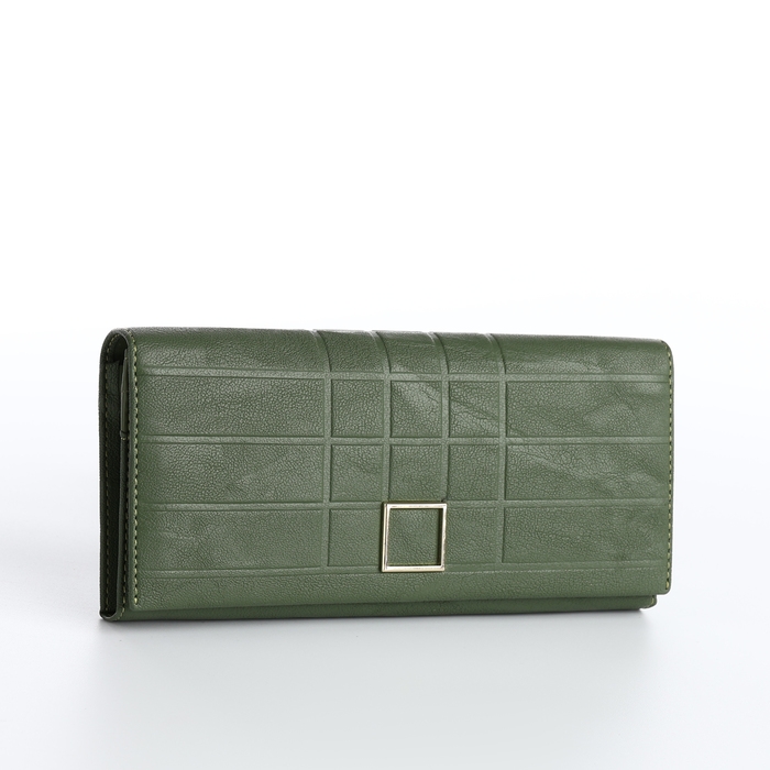 Кошелёк женский на магните, цвет зелёный Кошелёк женский на магните, цвет зелёный