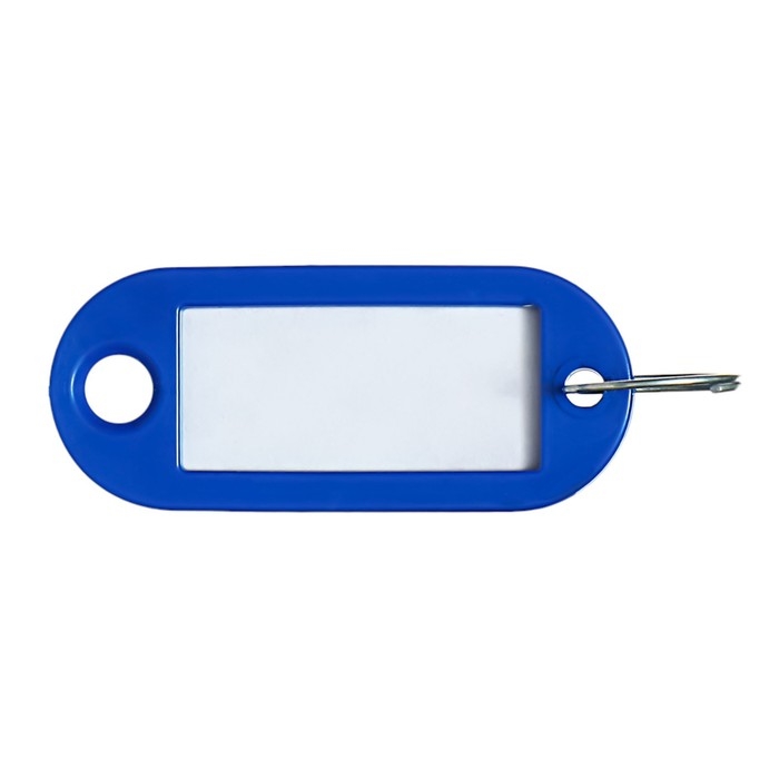 Набор брелоков для ключей, 10 штук, 53 мм, цвет синий Набор брелоков для ключей, 10 штук, 53 мм, цвет синий