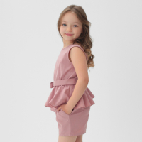 Комплект для девочки (майка и шорты) KAFTAN, р.30 (98-104), розовый