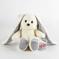 Новогодняя мягкая игрушка &laquo;Lu с гирляндой&raquo;, заяц, 25 см, на новый год