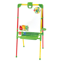 Мольберт детский, двусторонний &laquo;Светофор&raquo;, регулируется по высоте, размер 755 &times; 516 &times; 70 мм