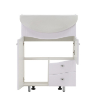 Комплект мебели: Тумба "Тура 60" + раковина "Амур 60", 59 х 29,6 х 82 см,