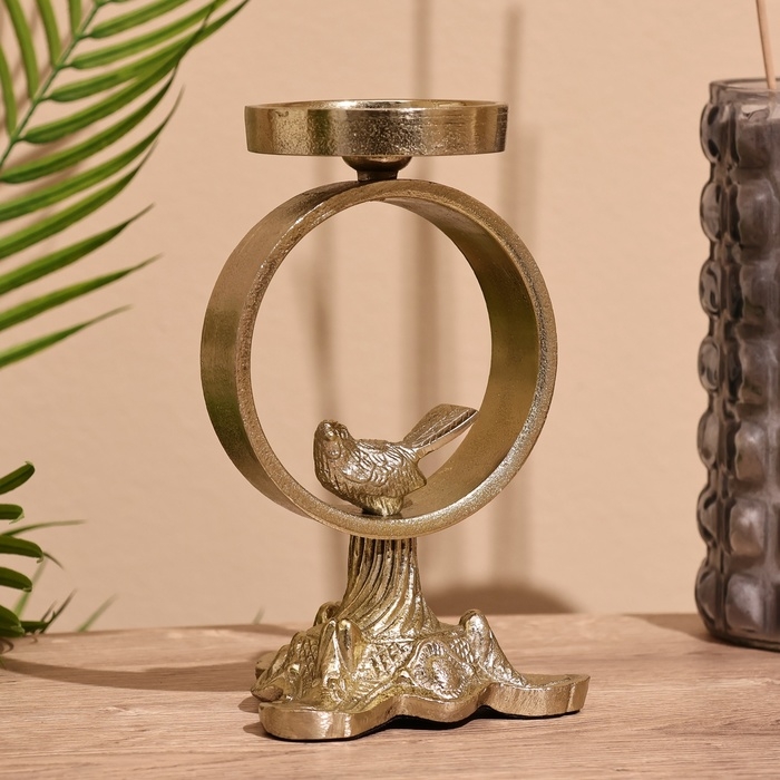 Подсвечник Подсвечник "Птенчик" 21 см, алюминий