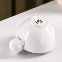 Салатник Доляна «Ёжик в золотом», 12,5×10,2×8,7 см, цвет белый Салатник Доляна «Ёжик в золотом», 12,5×10,2×8,7 см, цвет белый