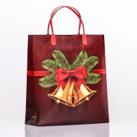 Новый год. Пакет "Колокольчик", мягкий пластик, 26х23 см. Новый год. Пакет "Колокольчик", мягкий пластик, 26х23 см.