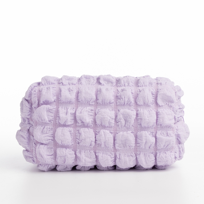 Косметичка на молнии, цвет сиреневый