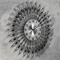 Часы настенные, серия: Ажур, "Пелинья", плавный ход,  60 х 60 см, d-22 см