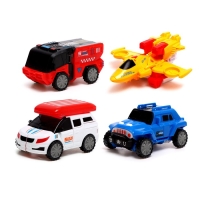 Набор роботов «Автоботы», трансформируются, 4 штуки Набор роботов «Автоботы», трансформируются, 4 штуки