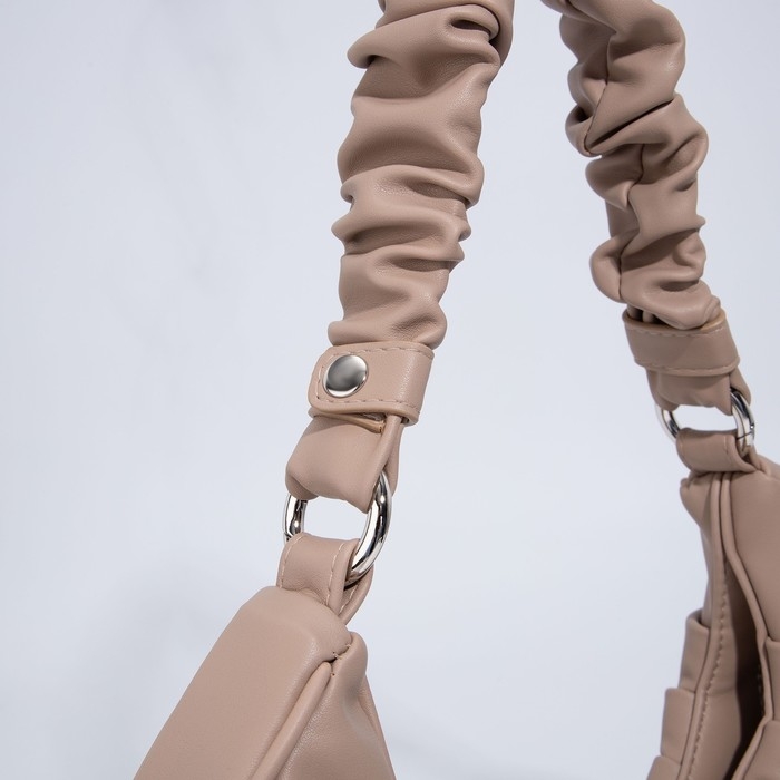 Сумка-багет El Masta на магните, цвет бежевый