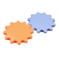 Набор погремушек с прорезывателем &laquo;Овощной МИКС, Крошка Я&raquo;, 3 шт