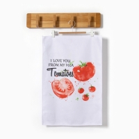 Полотенце Доляна Tomato 40х60&plusmn;3см, 100% пэ, микрофибра