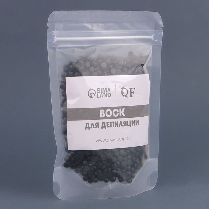 Воск для депиляции, плёночный, в гранулах, 100 гр, цвет чёрный Воск для депиляции, плёночный, в гранулах, 100 гр, цвет чёрный