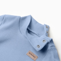 Боди-водолазка детская MINAKU, цвет пыльно-голубой, рост 80-86 см