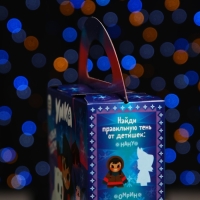 Новый год. Коробка подарочная складная "Умка" 17 х 6,7 х 17,3 см.