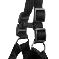 Шлейка "Комфорт" комбинированная, 2 см, ОШ 38-55 см, ОГ 40-60 см, чёрная Шлейка "Комфорт" комбинированная, 2 см, ОШ 38-55 см, ОГ 40-60 см, чёрная