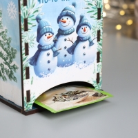 Новогодний чайный домик "Не переставайте верить" 20х10,5х10 см Новогодний чайный домик "Не переставайте верить" 20х10,5х10 см