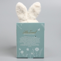 Мягкая игрушка Little Friend, зайка в синем платье, 38 см