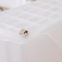 Контейнер для хранения хозяйственный на колёсиках, 10 л, 46&times;16&times;23,5 см, прозрачный