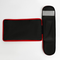 Сумка-переноска для животных, каркасная, 46 х 28,5 х 29 см, синий-красный