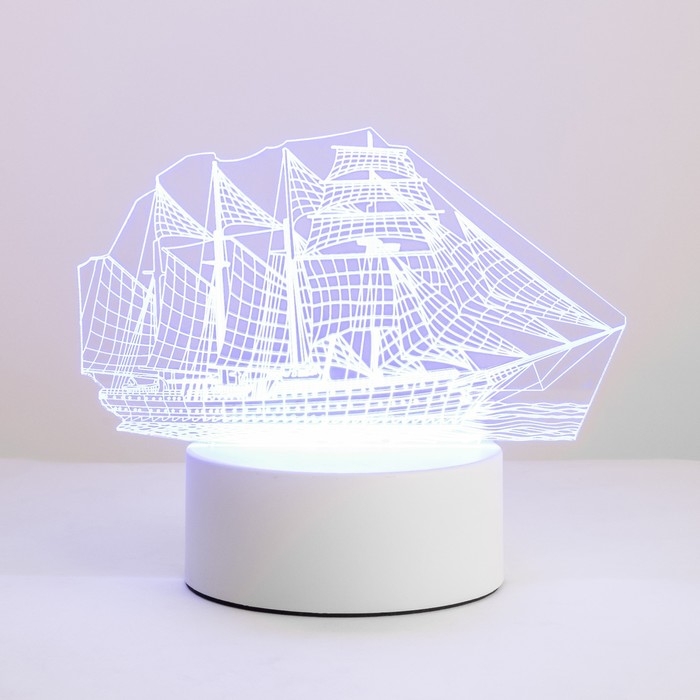 Светильник "Фрегат" LED RGB от сети 9,5х15х16см RISALUX