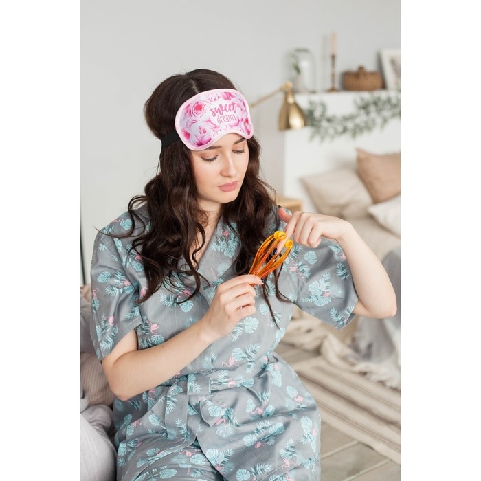 Массажёр для пальцев рук, 14,5 &times; 3,8 &times; 3,2 см, 2 ролика, цвет оранжевый