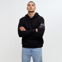 Худи мужское MINAKU "Решайся", цвет чёрный, размер 48 Худи мужское MINAKU "Решайся", цвет чёрный, размер 48