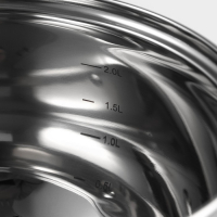 Кастрюля из нержавеющей стали Доляна &laquo;Гиперион&raquo;, 2,5 л, d=18 см, с крышкой