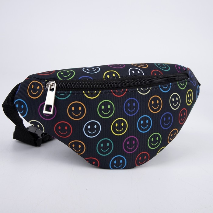 Сумка детская поясная NAZAMOK kids &laquo;Смайл&raquo; 20 см х 10 см х 6 см