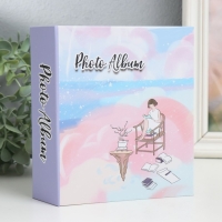Фотоальбом на 40 фото 10х15 см "Мечтательница" в коробке 17х14х4,5 см