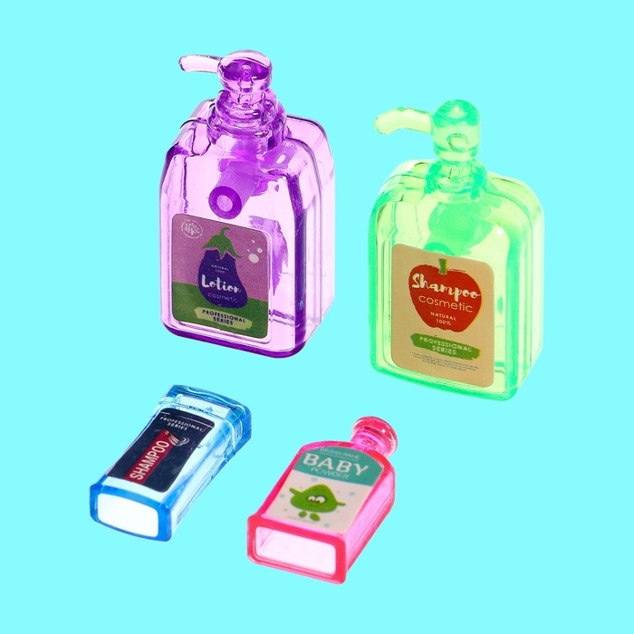 Набор мебели для кукол &laquo;Ванная комната&raquo;, санузел, раковина, постирочная