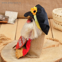 Оберег-домовой "Кузя в кепке, с сердцем", 30х16х14 см, микс Оберег-домовой "Кузя в кепке, с сердцем", 30х16х14 см, микс