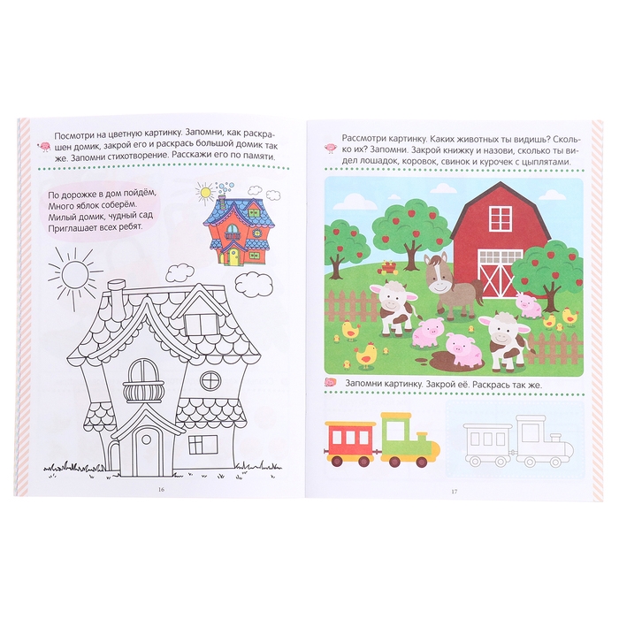 Книжка-тренажер &laquo;Память&raquo;