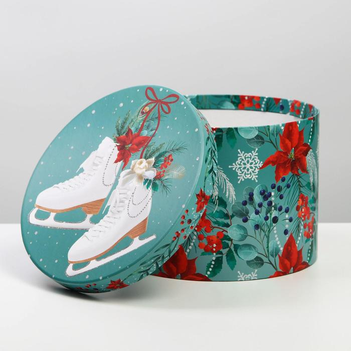 Коробка подарочная &laquo;Снежная&raquo;, 18 х 18 х 13 см, Новый год