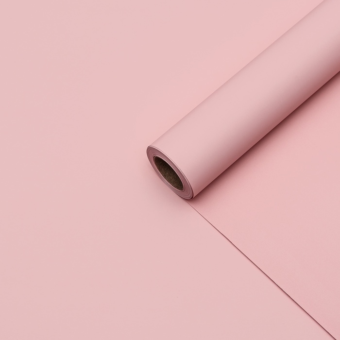Пленка матовая 0,5х10м 65мкм, пастельная серия, чайная роза