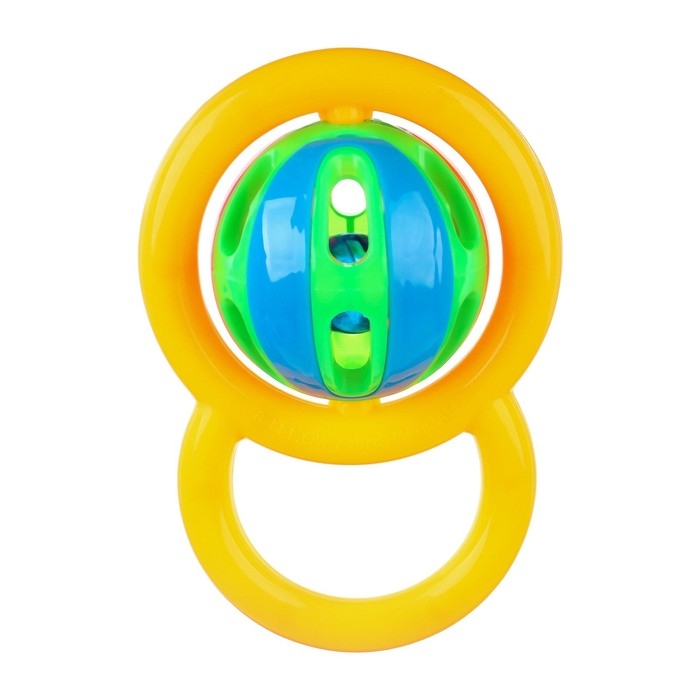 Погремушка &laquo;Яркий шар&raquo;, цвет МИКС, Крошка Я