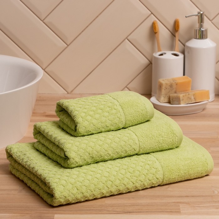 Полотенце махровое LoveLife Полотенце махровое LoveLife "Silky dream" 50х90 см, салатовый, 100% хлопок, 400 гр/м2