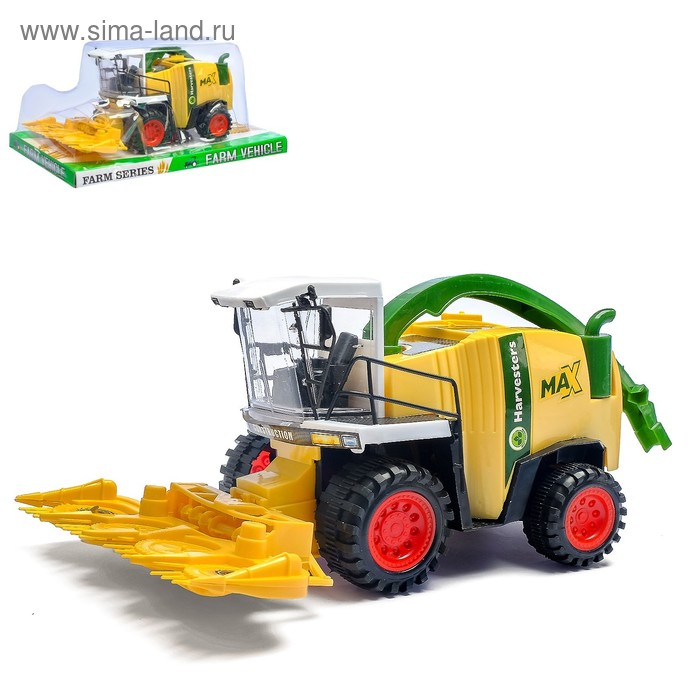 Трактор инерционный &laquo;Комбайн&raquo;, цвета МИКС