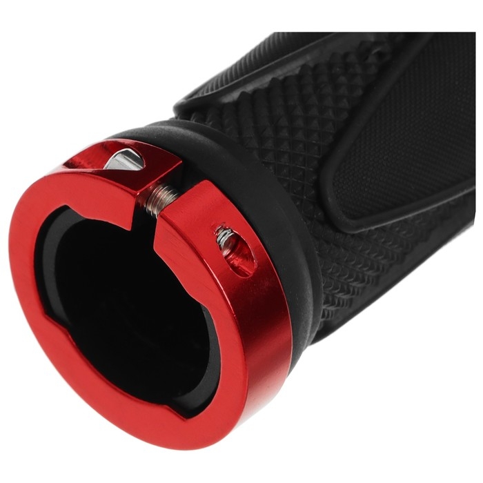 Грипсы STG HL-G202, 130 мм, цвет чёрный/красный