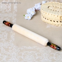 Скалка, 42×5 см, хохлома, микс Скалка, 42×5 см, хохлома, микс