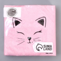 Салфетки бумажные однослойные «Кошечка», 24 × 24 см, в наборе 20 шт. Салфетки бумажные однослойные «Кошечка», 24 × 24 см, в наборе 20 шт.