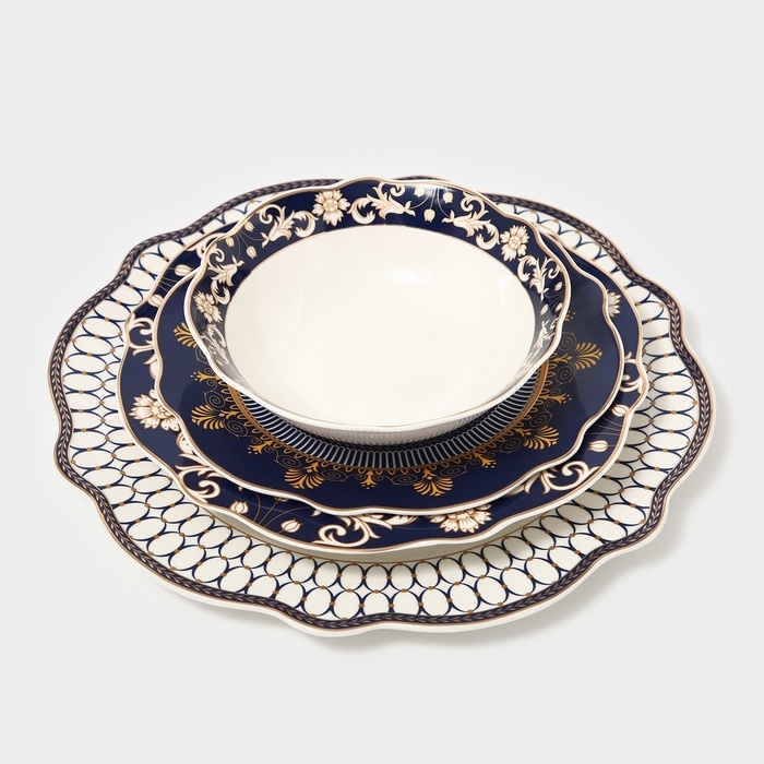 Наборы посуды сервиз столовый фарфоровый, 24 предмета Наборы посуды сервиз столовый фарфоровый, 24 предмета