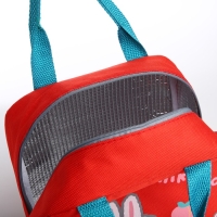 Термосумка на молнии, 6 л, цвет красный Термосумка на молнии, 6 л, цвет красный