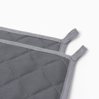 Набор прихваток Этель "Маки" 2 шт, 19х19см,саржа,100% х/л,ватин 250г/м2 Набор прихваток Этель "Маки" 2 шт, 19х19см,саржа,100% х/л,ватин 250г/м2